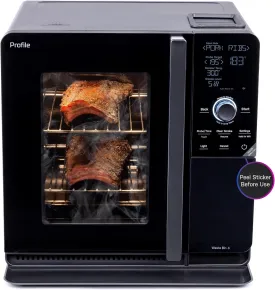™ Smart Indoor Pellet Smoker, with Active Smoke Filtration, 5 Smoke Control Settings, Wifi Connected, Electric, Countertop BBQ Appliance, Black