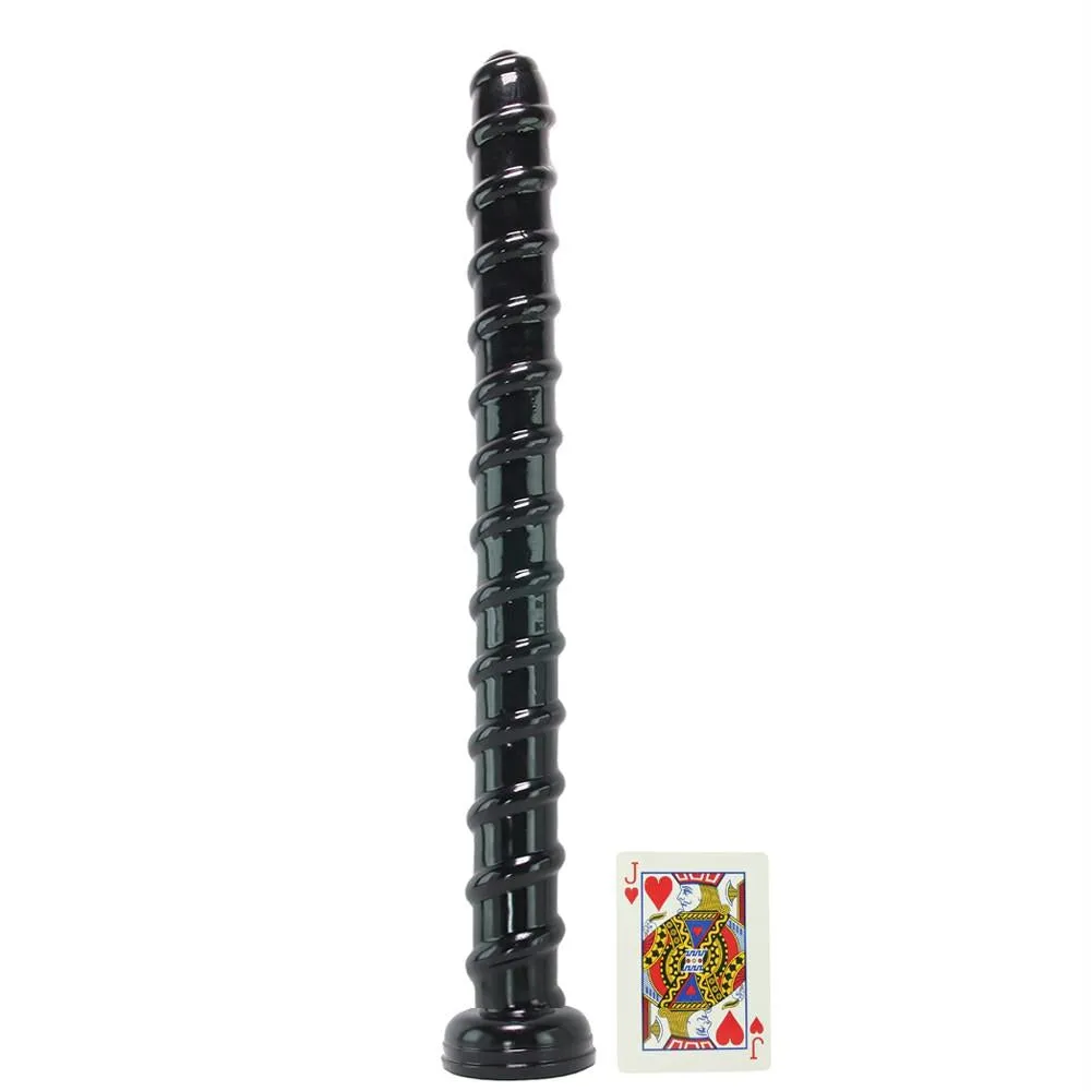 18" Thick Swirl Hose Dildo