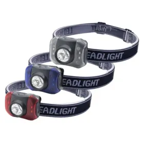 3-Pack: Outdoor Nation Hands-Free 7-LED Headlamp Camping Flashlights