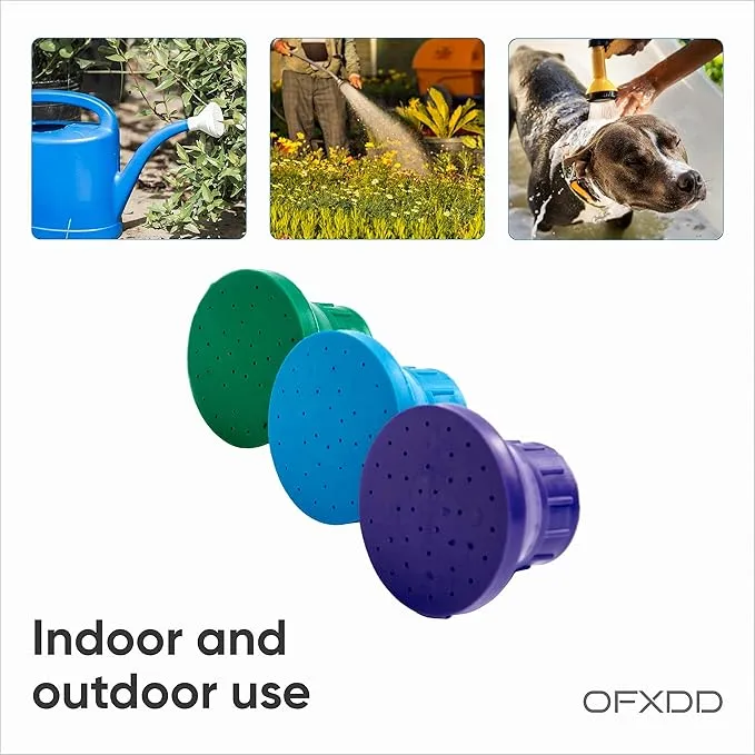 6 Pcs Bottle Top Waterers - Portable Dog Shower Outdoor - Bottle Cap Sprinkler - Bottle Shower Head for Road, Travel, Camping & Hiking, Plastic