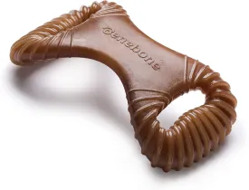 Benebone Dental Durable Dog Chew Toy for Aggressive Chewers, Real Peanut, Made in USA, Medium