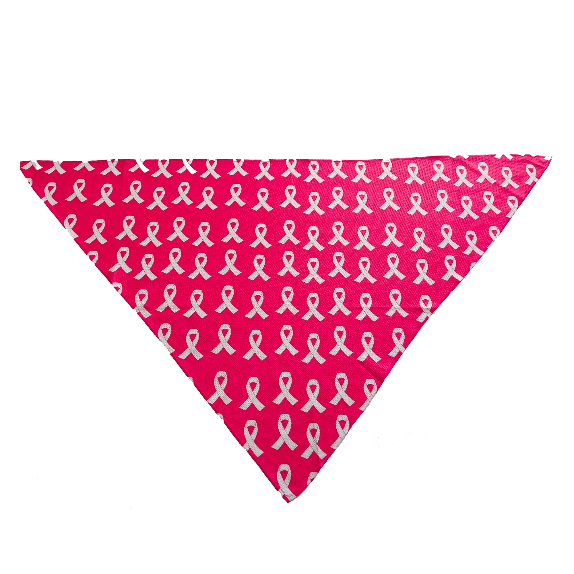 Breast Cancer Awareness Pink Tie On Dog Bandana