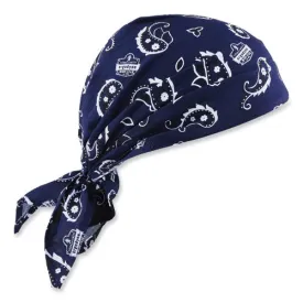 Chill-its 6710ct Cooling Pva Tie Bandana Triangle Hat, One Size Fits Most, Navy Western, Ships In 1-3 Business Days
