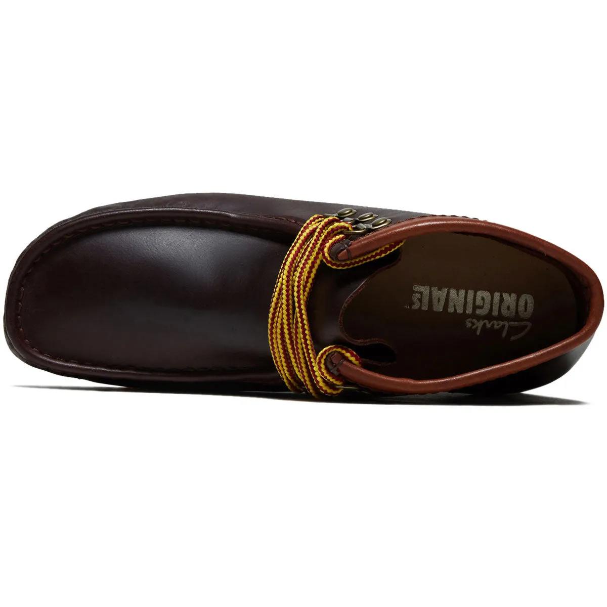 Clarks Wallaboot Hiker Boots - Burgundy Leather