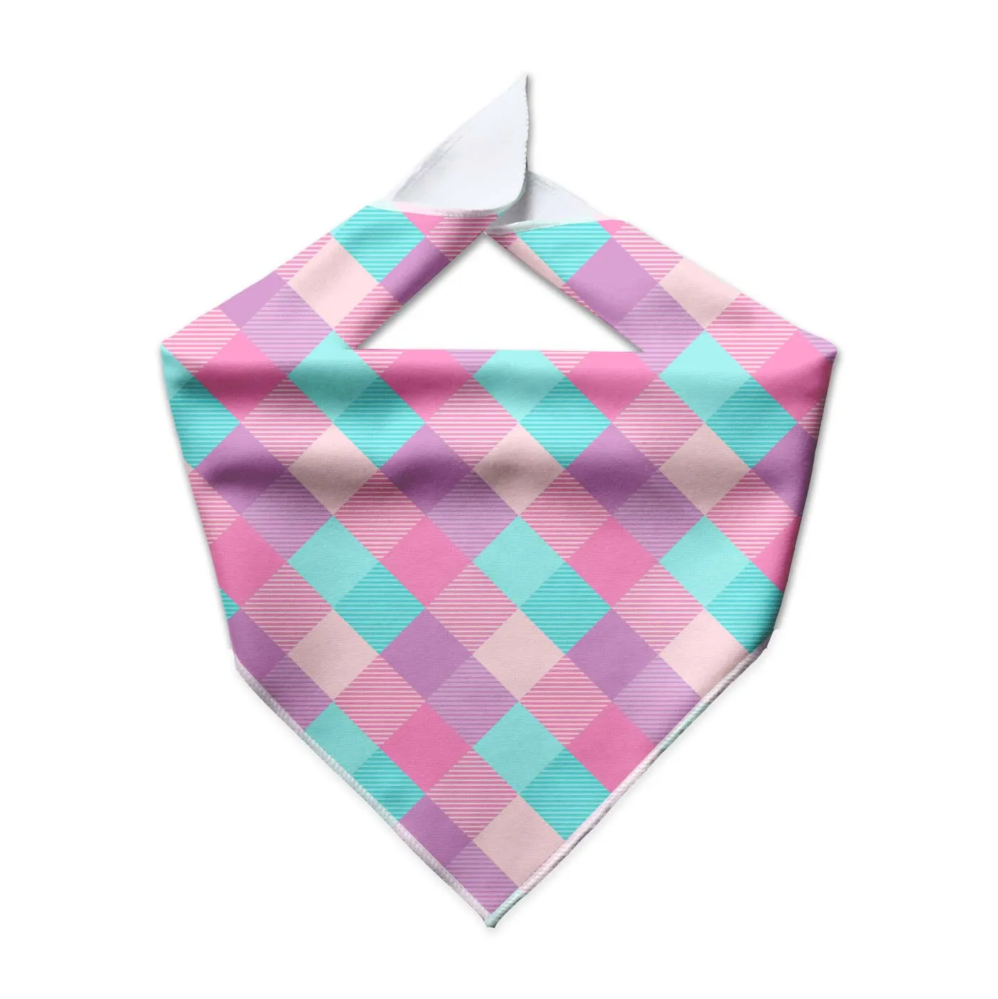 Cupid Plaid Cooling Dog Bandana