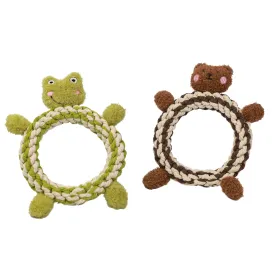 Daisy and Jasper Squeaky Plush Rope Toys