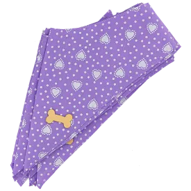Dog Bandana Design #65 by Cecilia (Set of 10)
