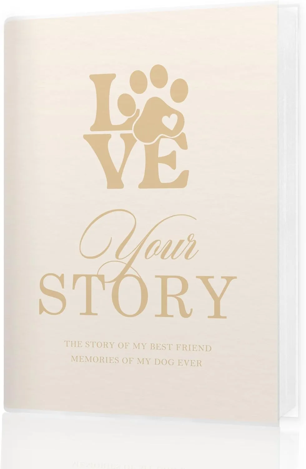 Dog Photo Album 4x6, Cute Pet Dog Puppy Memory Book Keepsake, Dogs Mom Dad Lover Gifts Small Photo Album Book with 18 Pockets Hold 36 Pictures