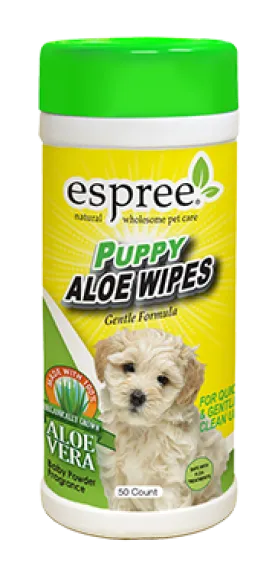 Espree Puppy Aloe Wipes 50ct