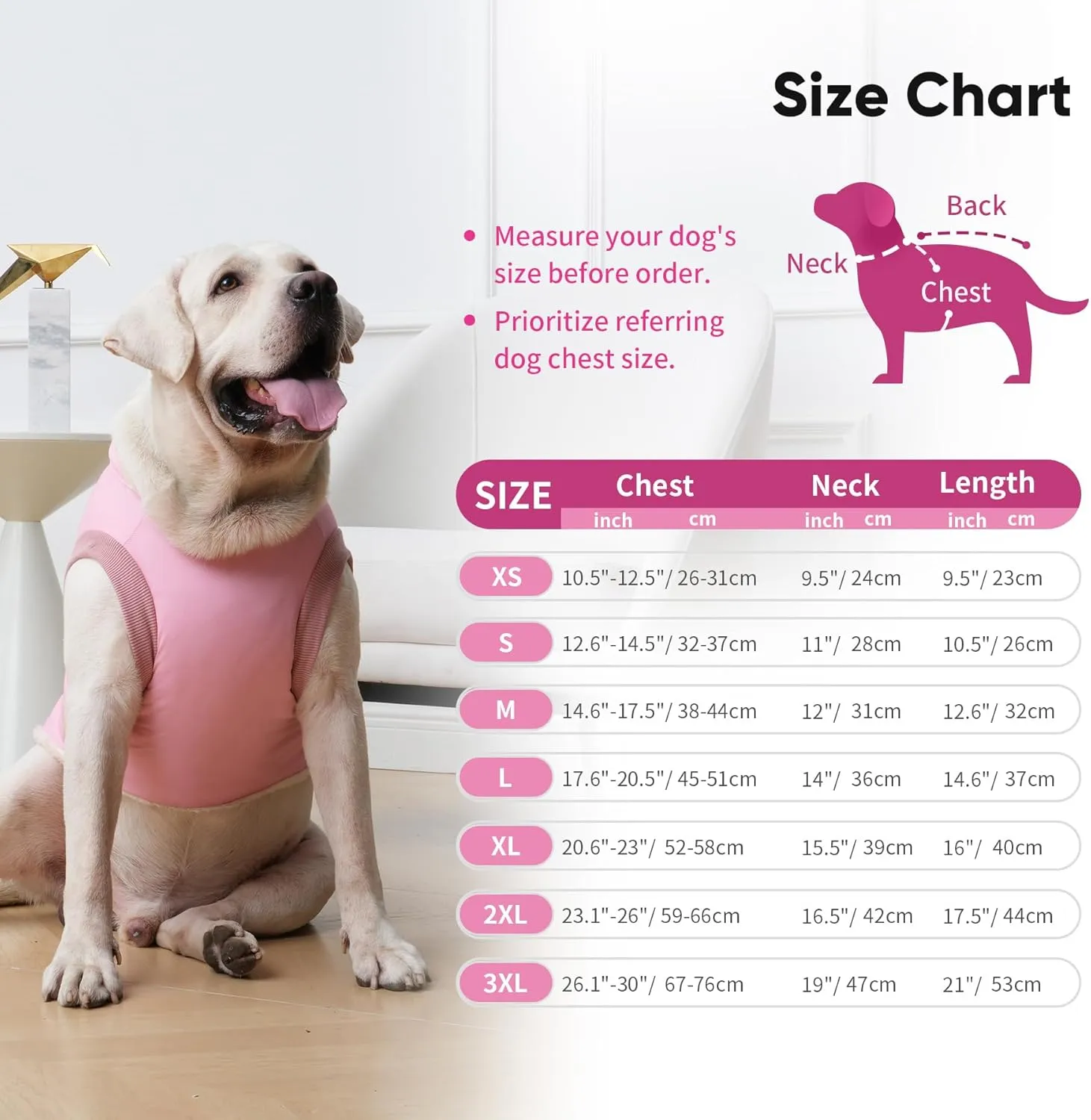 Fleece Lining Dog Hoodie with Harness Built in,Extra Warm Medium Dog Jacket in Winter Doggie Coats with Hooded,Light Pink L