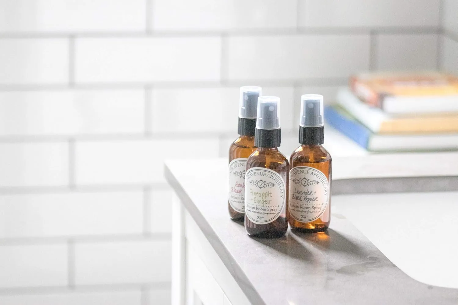 Fragrant Room Spray - Spiced Pumpkin   Clove - Amber Glass Bottle with Fine Mist Sprayer - Hand Poured in The USA