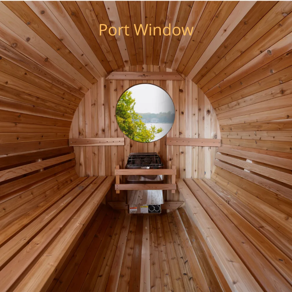 Grandview 4-6 Person Canopy Barrel Sauna