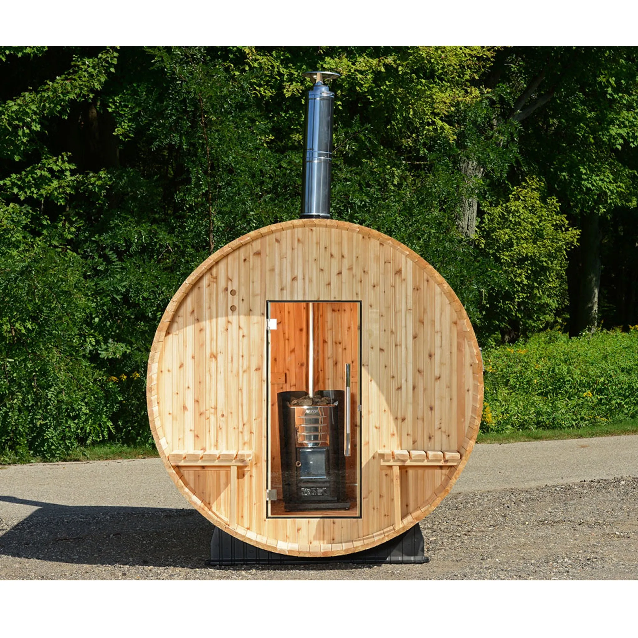 Grandview 4-6 Person Canopy Barrel Sauna