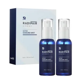 HOMME ACTIVE COOLING MIST, 50ml,1.69 fl oz (2ea) | Cypress water, Soothing & calming, Body& face Cooling Mist After Sun Care, Travel Size Spray for Sensitive Skin K beauty