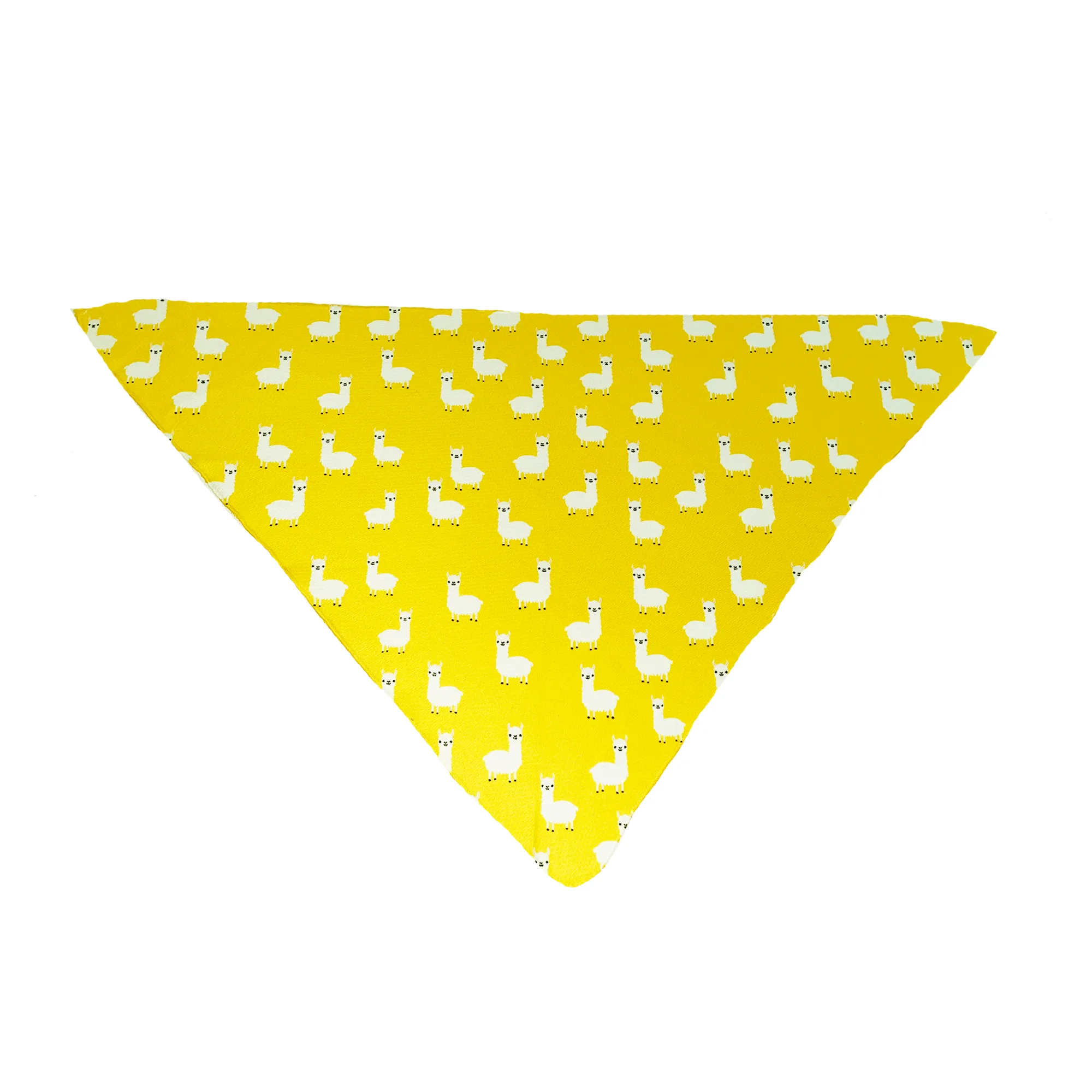 Llama Yellow Tie On Dog Bandana