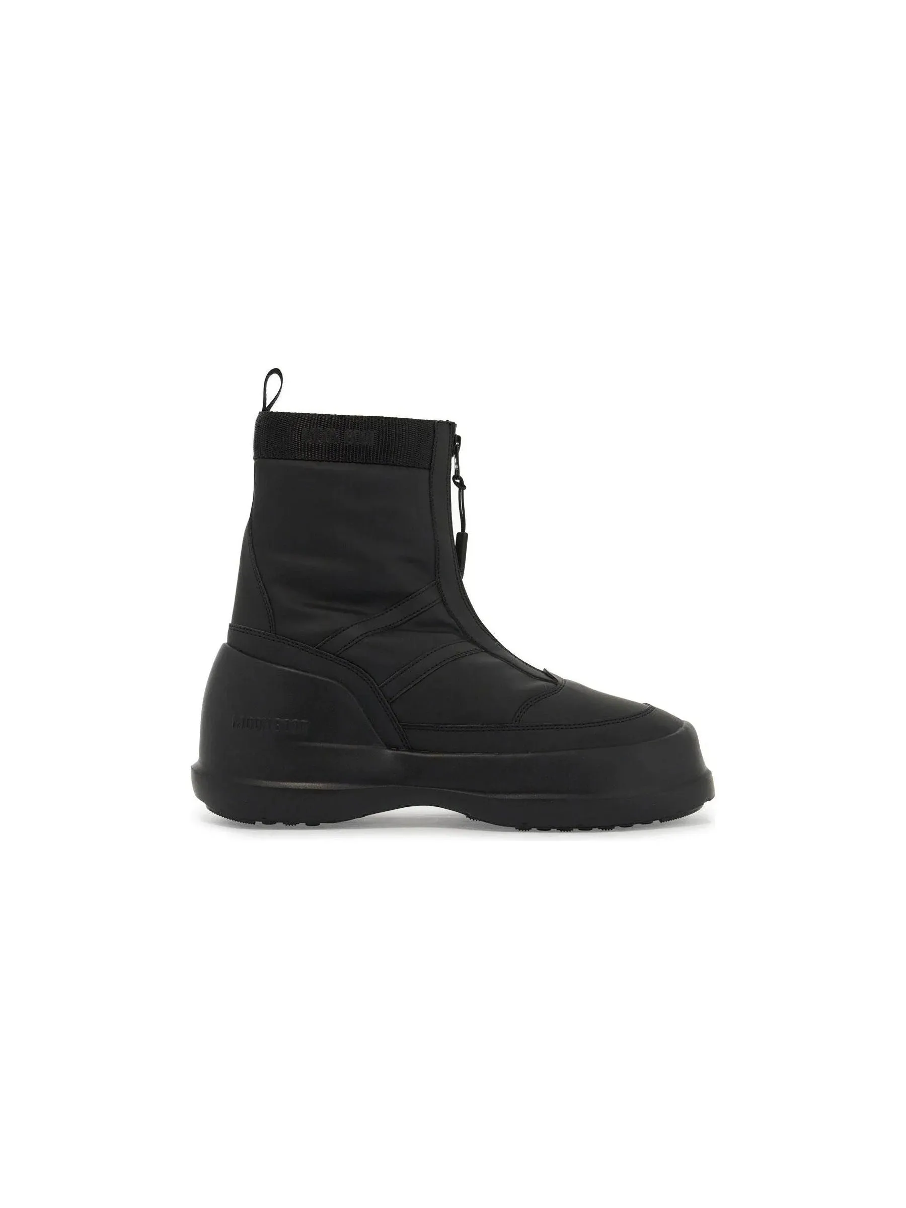 Luna Zip Leather Ankle Boots