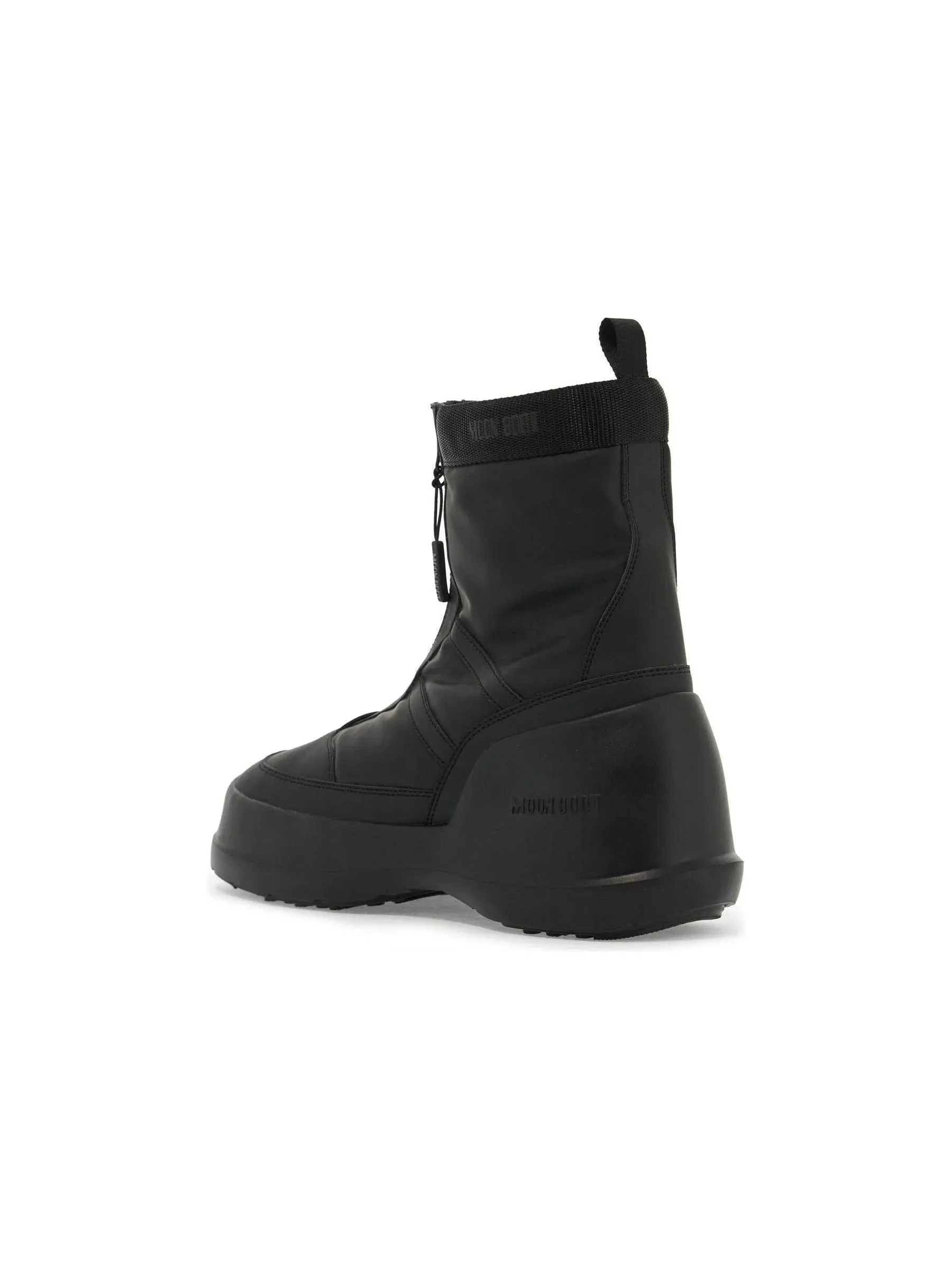 Luna Zip Leather Ankle Boots