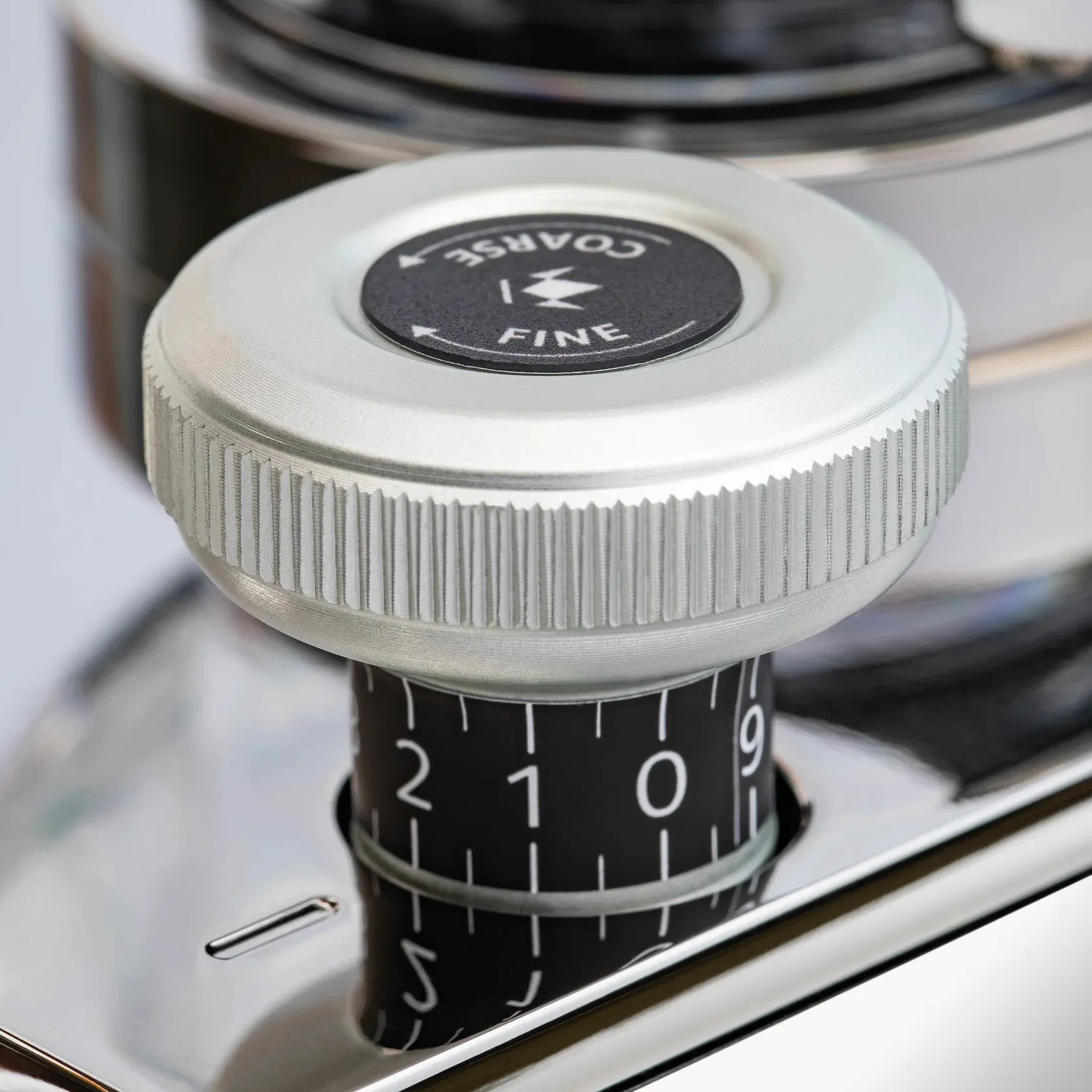 LX Italia Newton 55 Espresso Grinder - Chrome