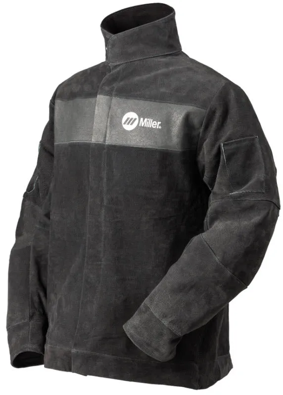 Miller Leather Welding Jacket Size 2XL - Split Pigskin Leather 273216