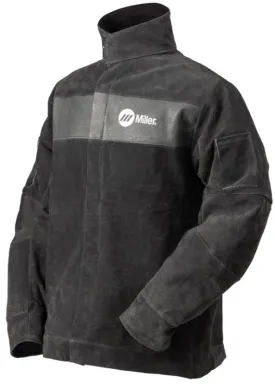 Miller Leather Welding Jacket Size XL - Split Pigskin Leather 273215