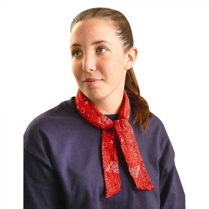 Occunomix 940 MiraCool Head / Neck Cooling Bandana with Super Absorbent Polymer Crystals