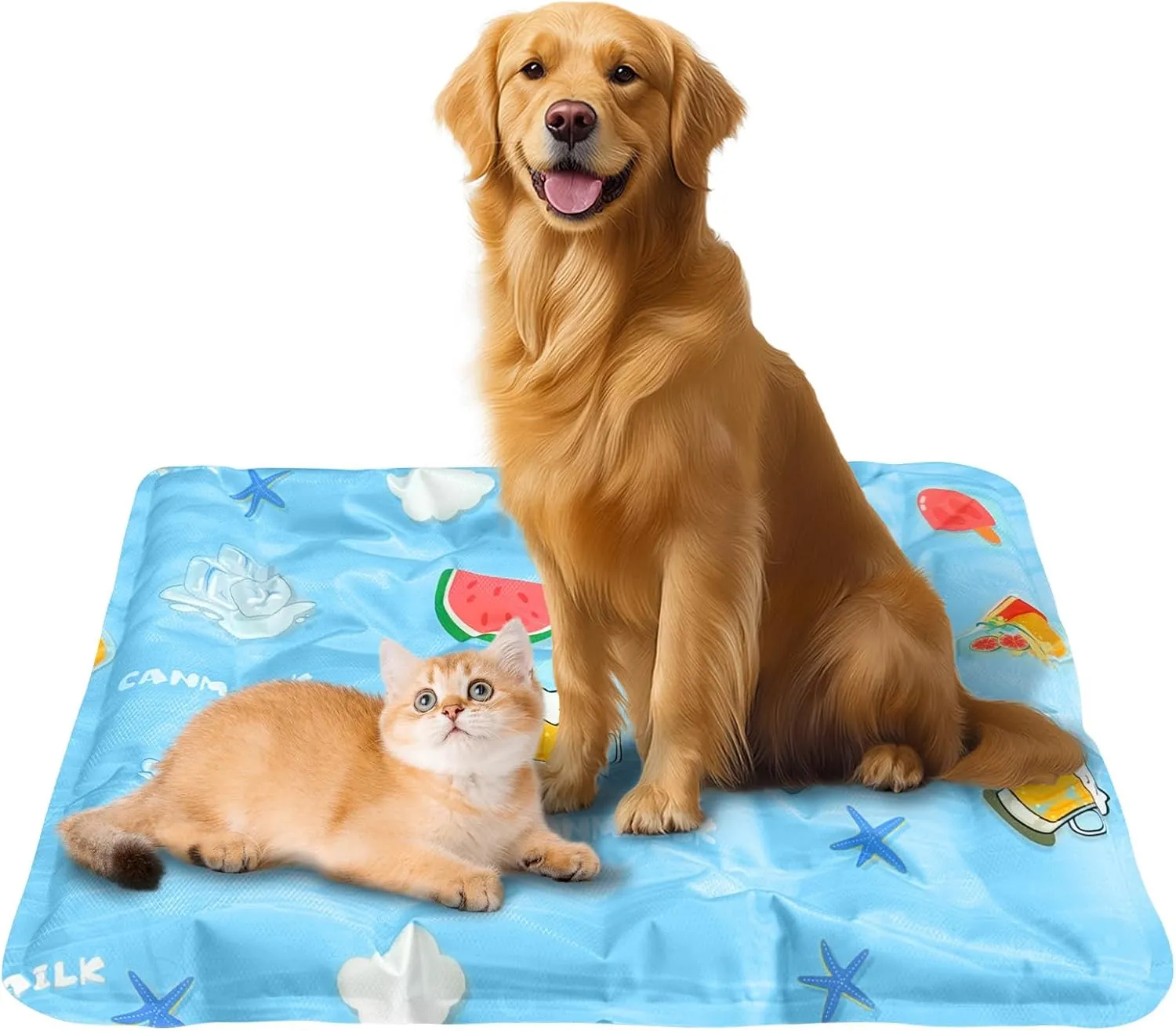 Pet Cooling Mat for Dogs and CatsIdeal Cooling Solution for Hot Summer Days(15.75"x19.69")