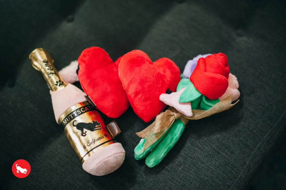 Puppy Love, Dog Squeaky Plush Toys, Barking Bubbly
