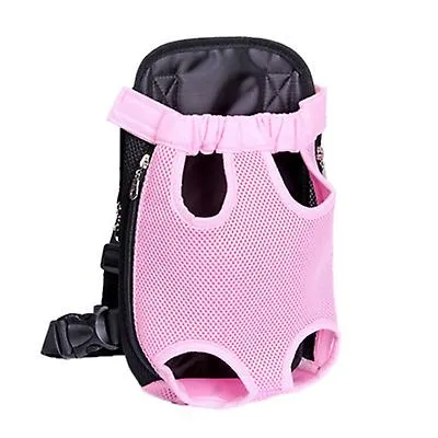 S 28*18cm cowboy blue Outdoor portable pet bag, breathable Mesh backpack for cats and dogs AZ19603