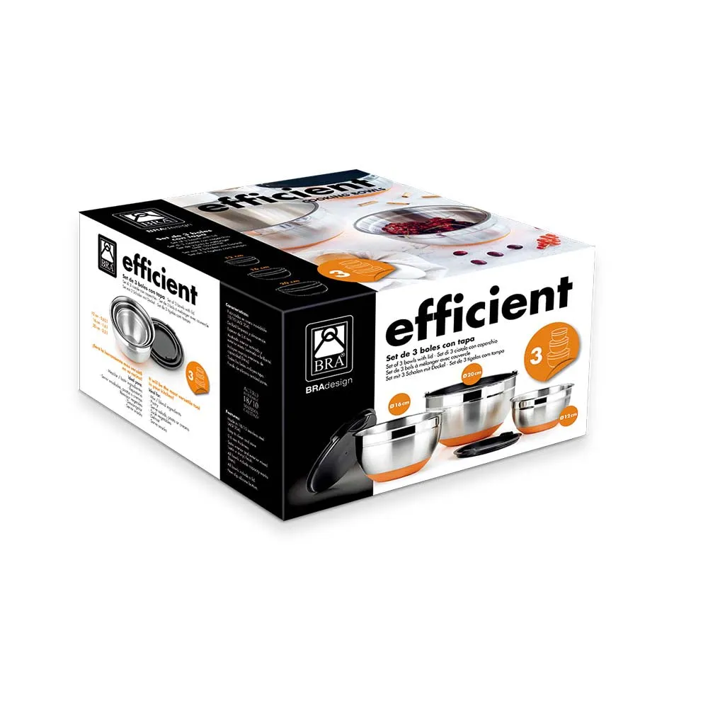 Set de boles Acero Inoxidable Efficient