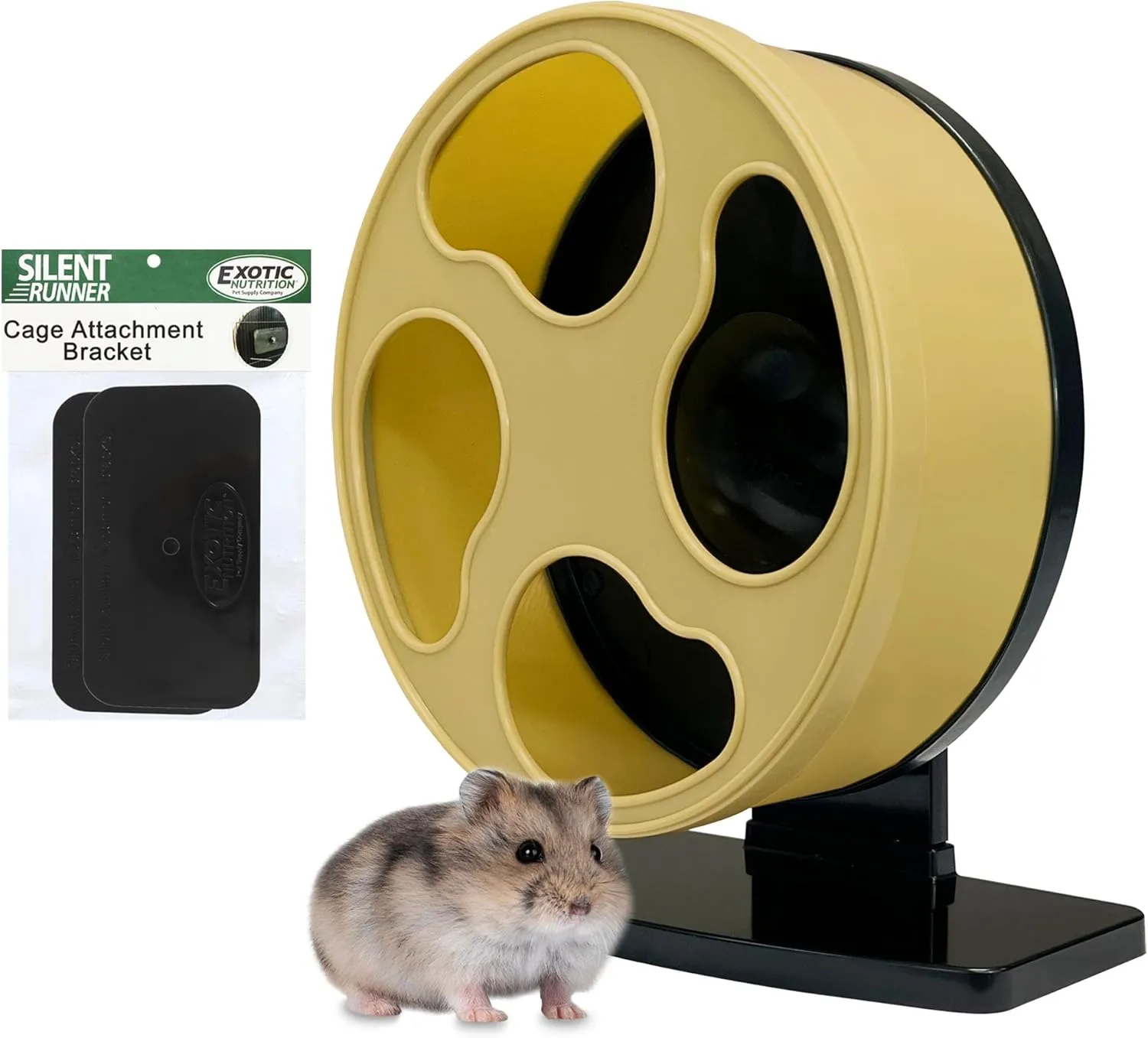 Silent Runner Wheel - 9" Regular - Exercise Wheel (Cream)