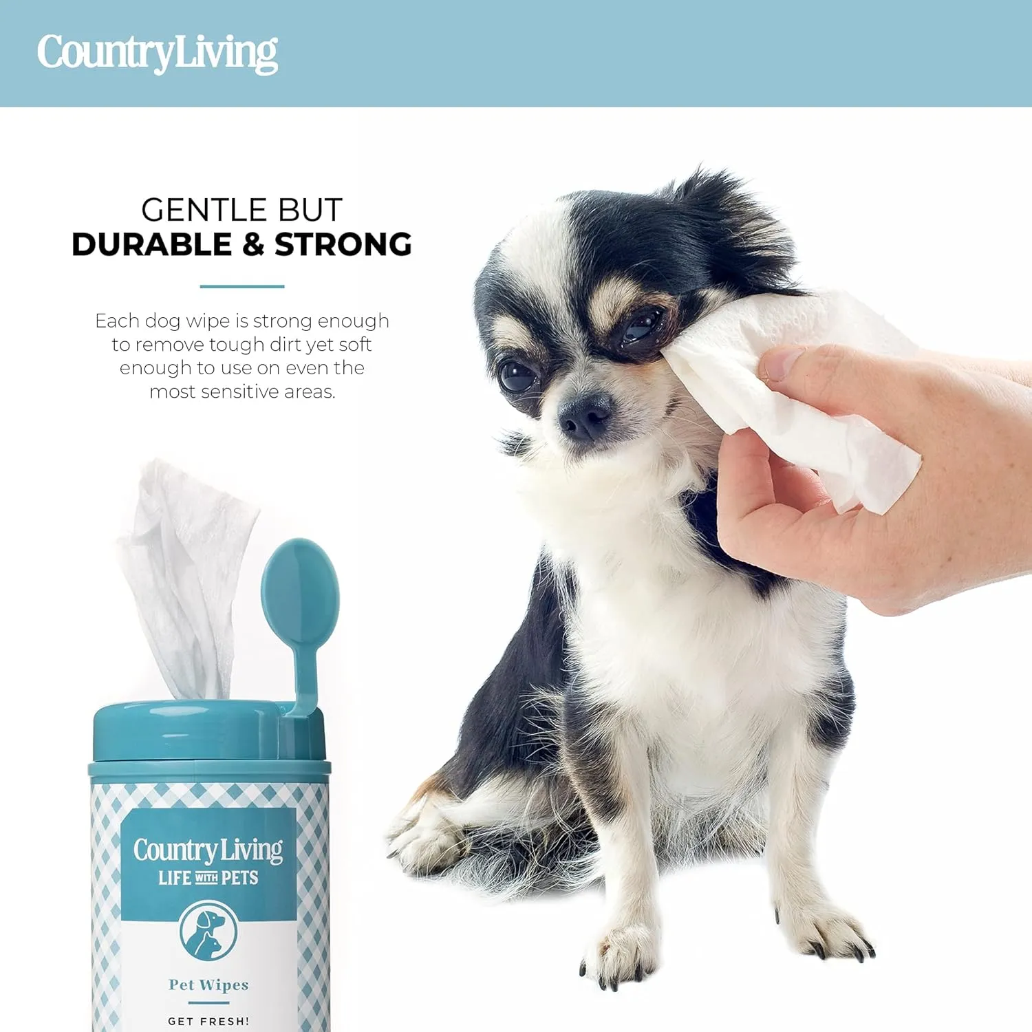 Silver Paw Fragrance-Free Wipes for Dogs, Dog Wipes Cleaning & Pet-Friendly with Plant-Based Formula, 2-Pack (Total of 150 Wipes)