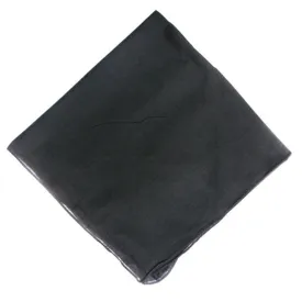 Solid Plain Black 100% Cotton 22"x22" Print (12 units)