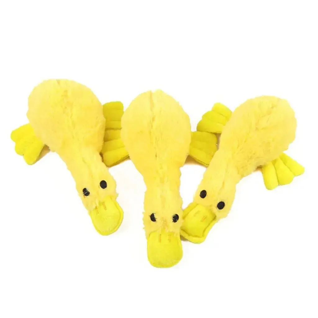 sqeaky dog toy Yellow Dog Toy Dog Squeaky Toy Plush Dog Toys Pet Supplies BK1