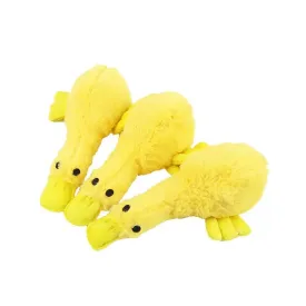 sqeaky dog toy Yellow Dog Toy Dog Squeaky Toy Plush Dog Toys Pet Supplies BK1