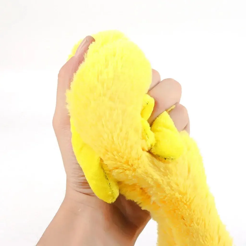 sqeaky dog toy Yellow Dog Toy Dog Squeaky Toy Plush Dog Toys Pet Supplies BK1