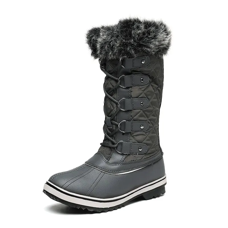 Thick Fur Non-slip Waterproof Snow Boots