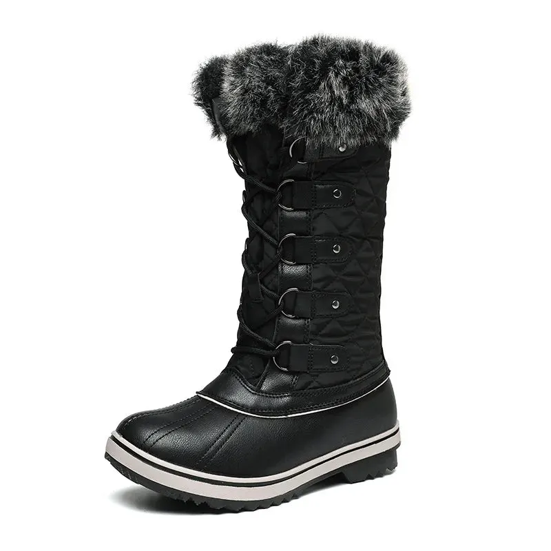 Thick Fur Non-slip Waterproof Snow Boots