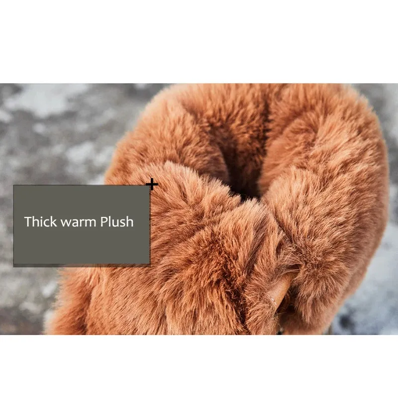 Thicken Fur Suede High Top Non-slip Snow Boots