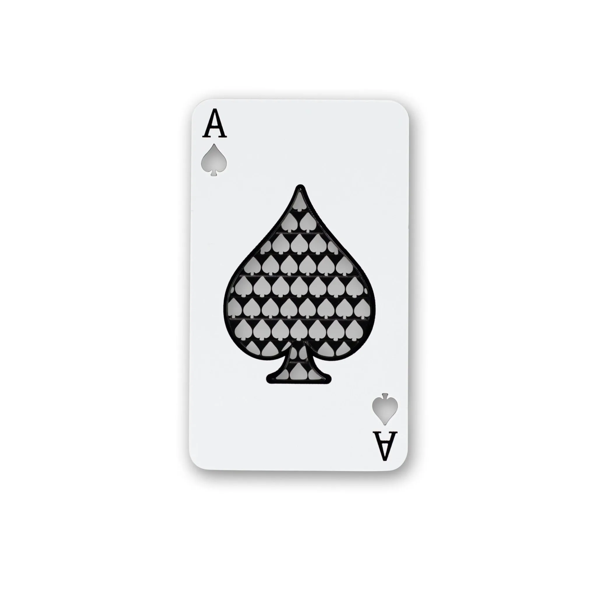 V Syndicate Ace of Spades Nonstick Grinder Card