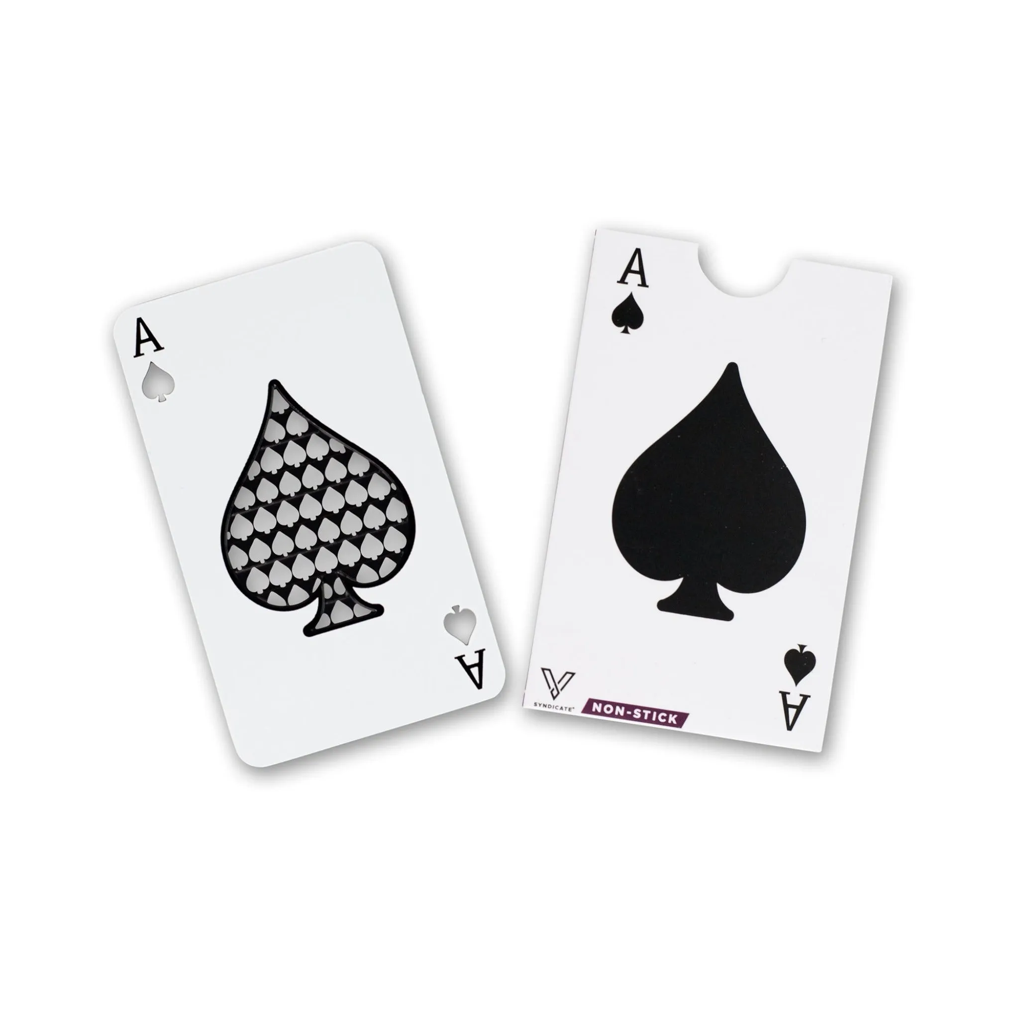 V Syndicate Ace of Spades Nonstick Grinder Card