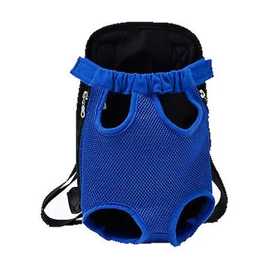XL 41*25cm gray Outdoor portable pet bag, breathable Mesh backpack for cats and dogs AZ19606